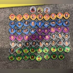 WWE Power Chips Lot Of 65 2011